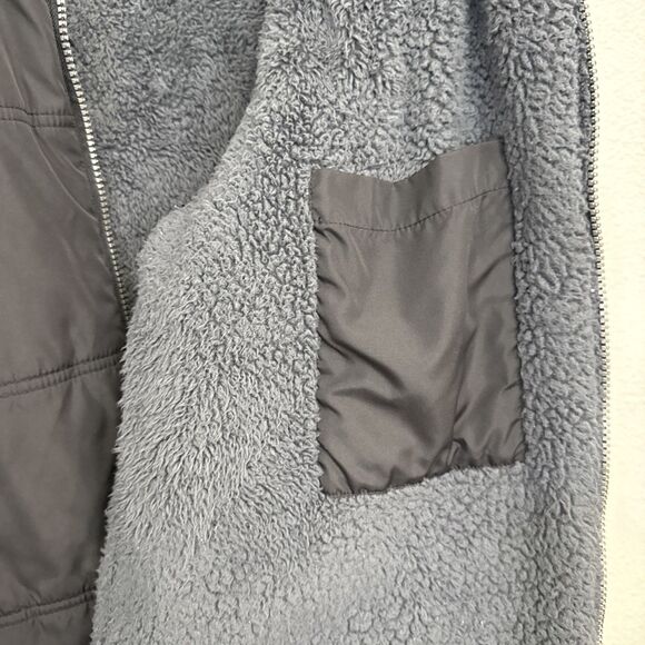 Weatherproof Vintage Men’s Sherpa Fleece Lined Puffer Jacket BLACK Full Zip L - Picture 5 of 8